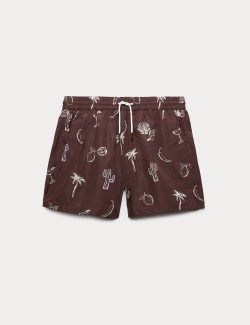 Quick Dry Printed Swim Shorts