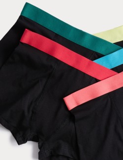 5pc Cotton Rich Trunks (5-16 Yrs)