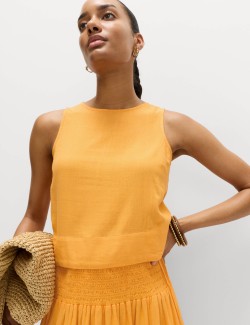Vest with Linen