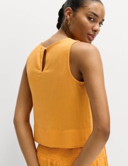 Vest with Linen