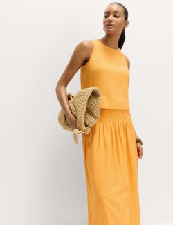 Vest with Linen