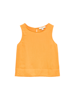 Vest with Linen