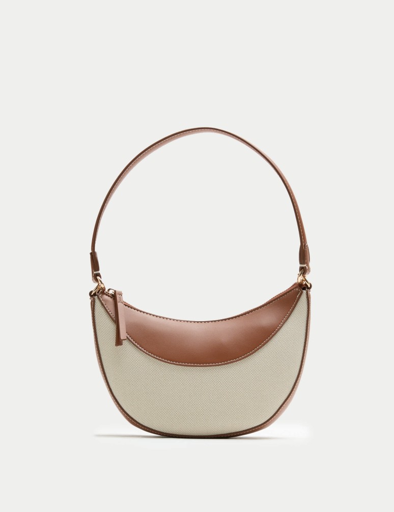 Canvas Stitch Shoulder Bag