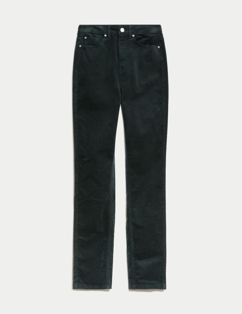 Cord Straight Leg Trousers