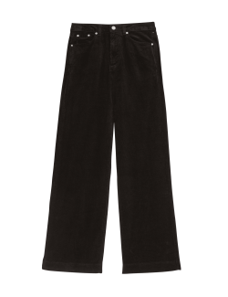 Cord Wide Leg Trousers