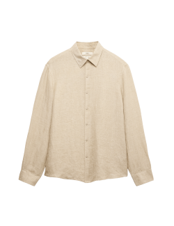 Pure Linen Check Shirt