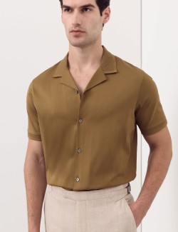 Regular Fit Pure Cotton Short Sleeve Shirt