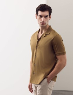 Regular Fit Pure Cotton Short Sleeve Shirt