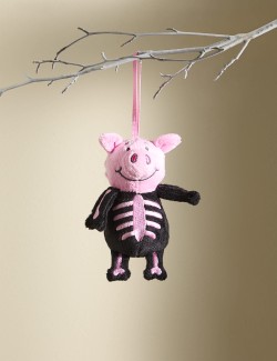 Hanging Percy Pig™ Skeleton Decoration