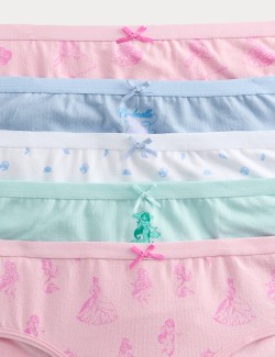 5 Pack Cotton Rich Disney Princess™ Knickers (18 Mths-8 Yrs)