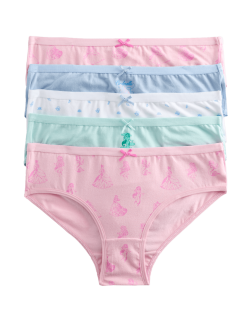 5 Pack Cotton Rich Disney Princess™ Knickers (18 Mths-8 Yrs)