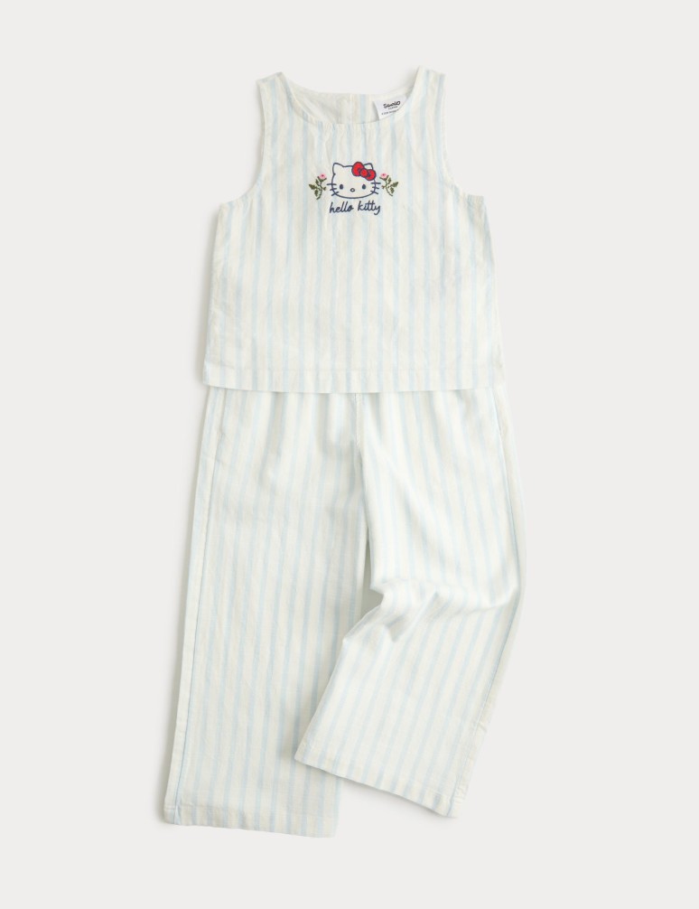 2dílný outfit s motivem Hello Kitty™ z čisté bavlny (2–8 let)