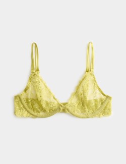 Ida Lace Wired Plunge Bra (A-E)