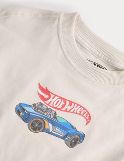 Tričko z čisté bavlny s motivem Hot Wheels (2–8 let)