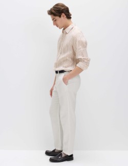 Pure Linen Striped Shirt