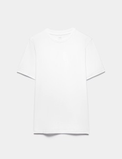Slim Fit Pure Cotton Crew Neck T-Shirt