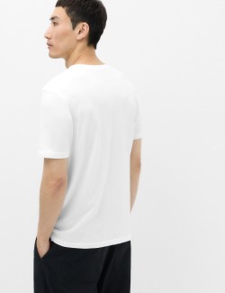 Slim Fit Pure Cotton Crew Neck T-Shirt