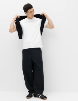 Slim Fit Pure Cotton Crew Neck T-Shirt