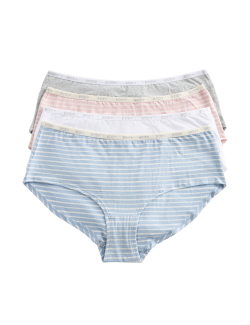 4pk Supima Cotton Rich Low Rise Shorts