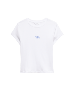 Cotton Modal Ribbed Pyjama T-Shirt
