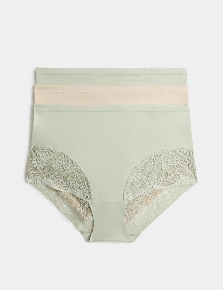 Kalhotky do pasu Body Soft™, sada 3 ks