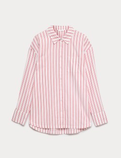 Pure Cotton Striped Pyjama Shirt