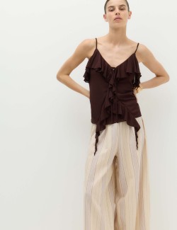 Ruffle Floaty Cami Top