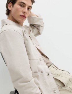 Pure Cotton Utility Jacket