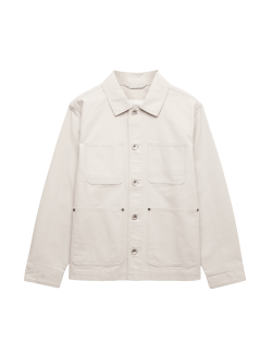 Pure Cotton Utility Jacket