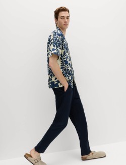 Pure Cotton Floral Short Sleeve Shirt