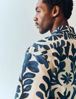 Pure Cotton Floral Short Sleeve Shirt