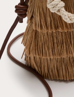 Fringed Basket Bag