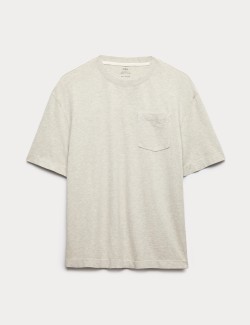 Relaxed Pure Cotton Garment Dyed T-Shirt