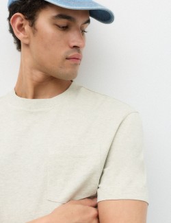 Relaxed Pure Cotton Garment Dyed T-Shirt