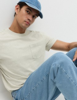 Relaxed Pure Cotton Garment Dyed T-Shirt