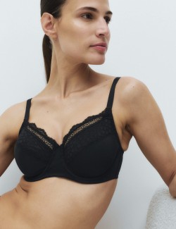 3pk Wired Full Cup Minimiser Bras C-H