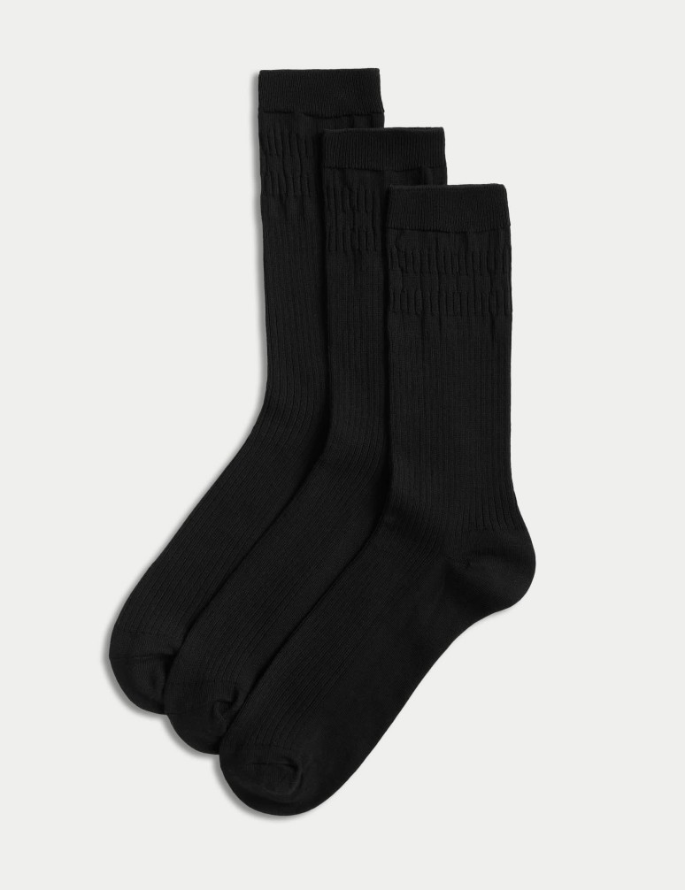 3pk Gentle Grip Socks