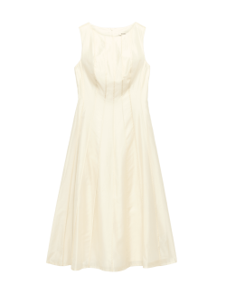 Lyocell Rich Seam Detail Midaxi Dress