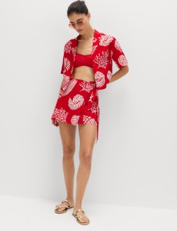 Pure Cotton Printed Beach Shirt