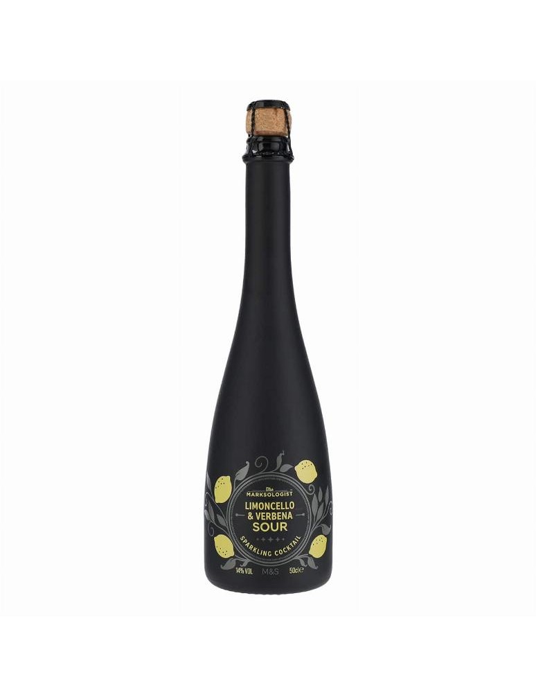 Koktejl se šumivým londýnským suchým ginem, limoncellem, citronovou šťávou a přírodním aroma verbeny citronové