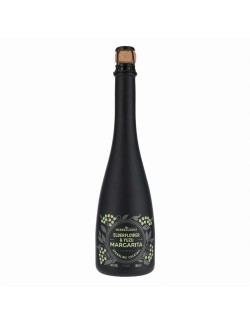 Koktejl s tequilou blanco, likérem z bezových květů, limetkovou šťávou a šťávou z yuzu