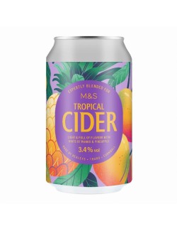 Jablečný cider s koncentrovanou mangovou a ananasovou šťávou