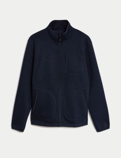 Recycled Fleece Zip Up Jacket