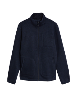 Recycled Fleece Zip Up Jacket