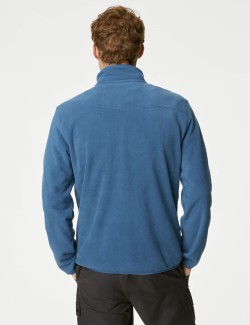 Recycled Fleece Zip Up Funnel Neck Jacket