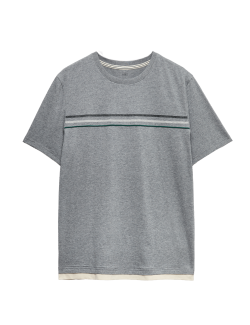 Pure Cotton Striped Pyjama Top