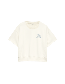 Pure Cotton Garment Dye Sweatshirt