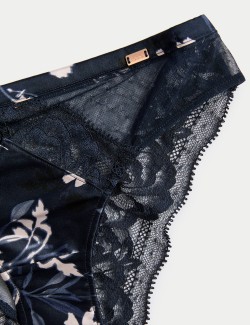 Lantana Silk & Lace Brazilian Knickers