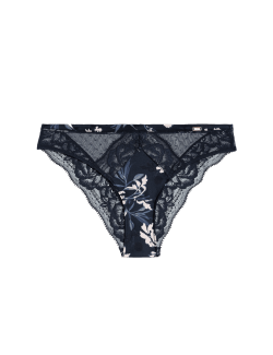 Lantana Silk & Lace Brazilian Knickers