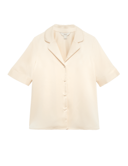 Satin Collared Shirt